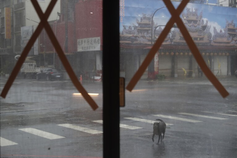 台风“克拉松”在台湾登陆,带来强风和暴雨